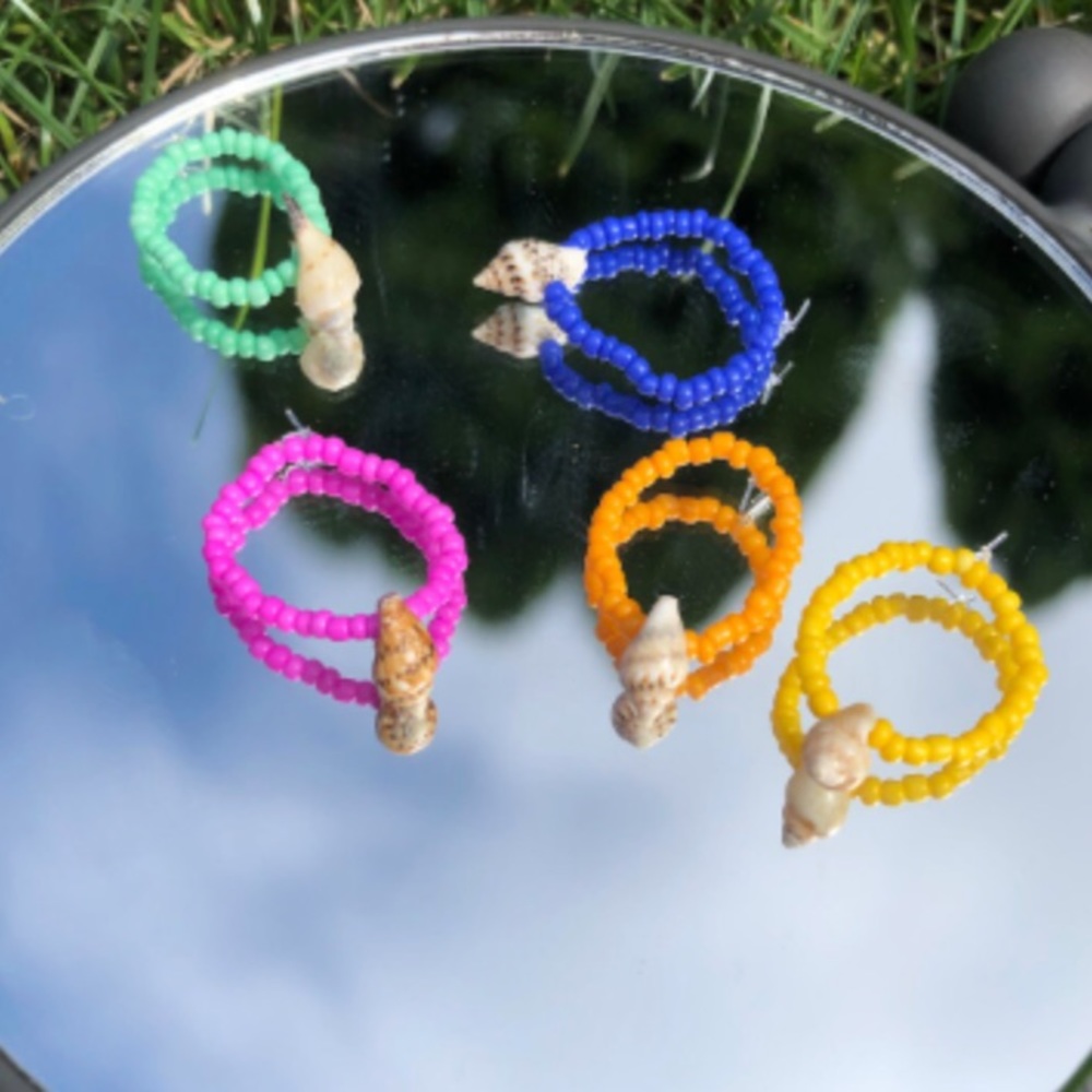 Beach Shell Rings